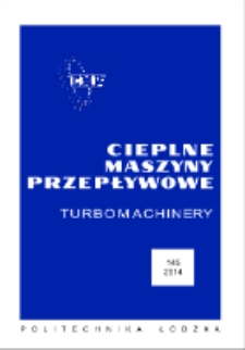 Zeszyty Naukowe. Cieplne Maszyny Przepływowe. Turnomachinery nr 145 (2014)