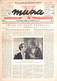 X MUza: tygodnik ilustrowany nr 18 (1937)
