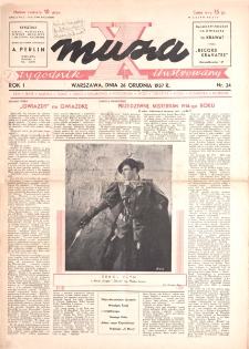 X MUza: tygodnik ilustrowany nr 24 (1937)