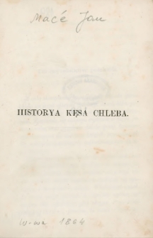 Historya kęsa chleba