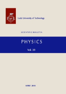 Scientific Bulletin. Physics vol. 39 (2018)
