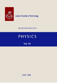 Scientific Bulletin. Physics vol. 40 (2019)