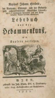 Lehrbuch von der Hebammenkunst : mit Kupfern versehen,