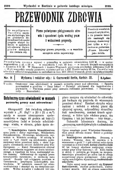 Przewodnik Zdrowia : pismo poświęcone pielęgnowaniu zdrowia i sposobowi życia według praw i wskaz&oacute;wek przyrody, R.V, Nr 7, (1889)