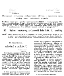 Przewodnik Zdrowia : pismo poświęcone pielęgnowaniu zdrowia i sposobowi życia według praw i wskazówek przyrody, R.IX, Nr 1 i 2, (1903)