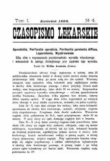 Czasopismo Lekarskie R.I, z.4 (1899)