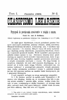Czasopismo Lekarskie R.I, z.6 (1899)
