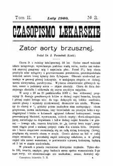 Czasopismo Lekarskie R.II, z.2 (1900)