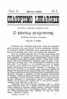 Czasopismo Lekarskie R.II, z.3 (1900)