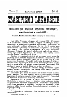Czasopismo Lekarskie R.II, z.4 (1900)