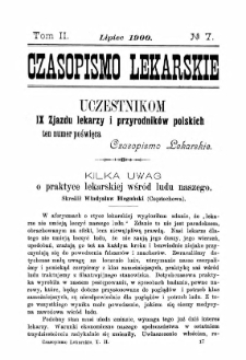 Czasopismo Lekarskie R.II, z.7 (1900)