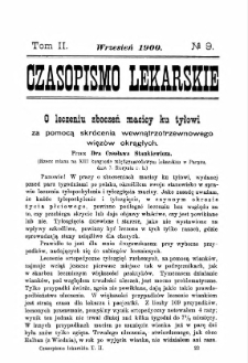 Czasopismo Lekarskie R.II, z.9 (1900)