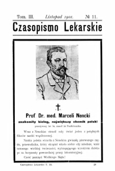 Czasopismo Lekarskie R.III, z.11 (1901)