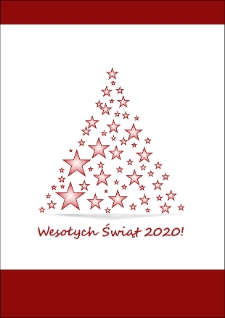 Kartka świąteczna CYBRA - eBiPoL 2020. Boże Narodzenie.