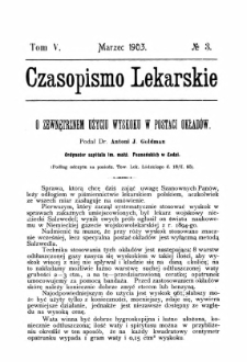 Czasopismo Lekarskie R.V, z.3 (1903)