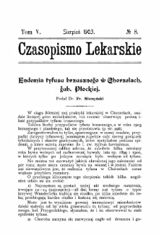 Czasopismo Lekarskie R.V, z.8 (1903)