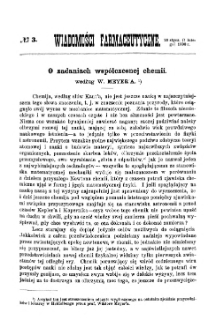Wiadomości Farmaceutyczne R.XVII, z.3 (1890)