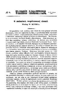 Wiadomości Farmaceutyczne R.XVII, z.4 (1890)