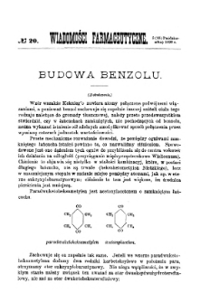 Wiadomości Farmaceutyczne R.XVII, z.20 (1890)