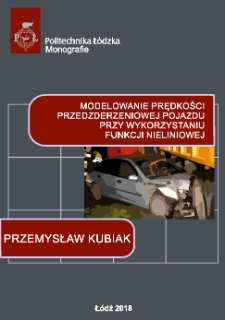 Modelowanie prędkości przedzderzeniowej pojazdu przy wykorzystaniu funkcji nieliniowej