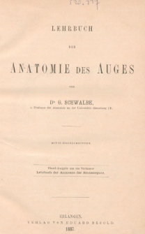 Lehrubch der antomie des aures