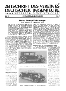 Zeitschrift des Vereines Deutscher Ingenieure R. 78, nr 3 (1934)