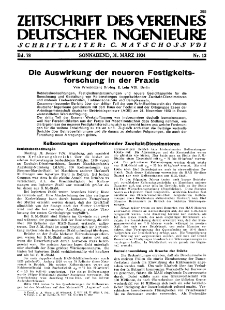 Zeitschrift des Vereines Deutscher Ingenieure R. 78, nr 13 (1934)