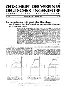 Zeitschrift des Vereines Deutscher Ingenieure R. 78, nr 14 (1934)