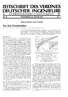 Zeitschrift des Vereines Deutscher Ingenieure R. 76, nr 5 (1932)
