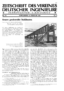 Zeitschrift des Vereines Deutscher Ingenieure R. 76, nr 6 (1932)