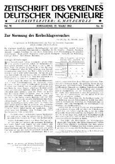 Zeitschrift des Vereines Deutscher Ingenieure R. 76, nr 11 (1932)