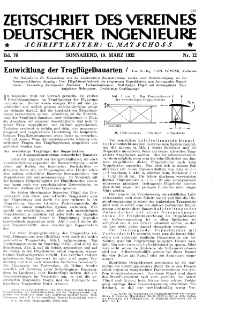 Zeitschrift des Vereines Deutscher Ingenieure R. 76, nr 12 (1932)