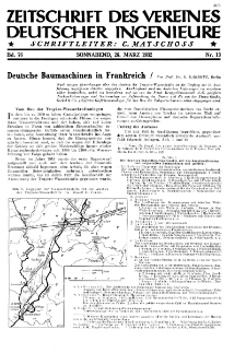 Zeitschrift des Vereines Deutscher Ingenieure R. 76, nr 13 (1932)