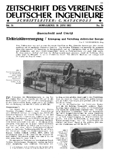 Zeitschrift des Vereines Deutscher Ingenieure R. 76, nr 25 (1932)