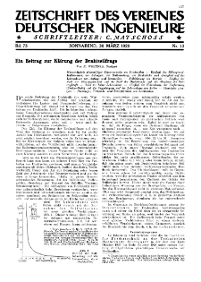 Zeitschrift des Vereines Deutscher Ingenieure R. 73, nr 13 (1929)
