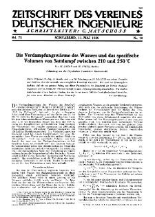 Zeitschrift des Vereines Deutscher Ingenieure R. 73, nr 19 (1929)
