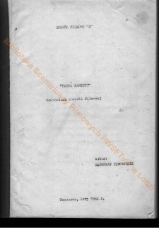 Passe partout (niezrealizowany scenariusz)