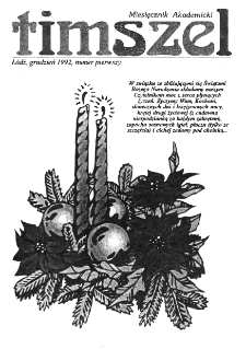 Timszel : Miesięcznik Akademicki nr1/1992