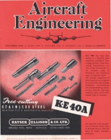 Aircraft Engineering Vol. XXI Nr 244 (1949)