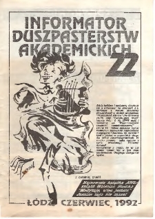 Informator Duszpasterstw Akademickich 6/1992