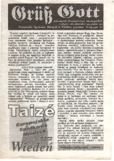 Informator Duszpasterstw Akademickich 12/1992. Wydanie akcydentalne specjalnie na Europejskie Spotkanie Młodych w Wiedniu 12/1992-1/1993