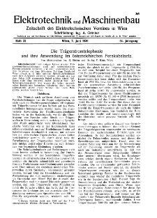 Elektrotechnik und Maschinenbau Jg. 54 H. 23 (1936)