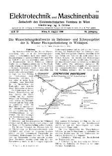 Elektrotechnik und Maschinenbau Jg. 54 H. 32 (1936)