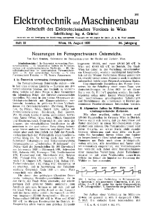 Elektrotechnik und Maschinenbau Jg. 54 H. 33 (1936)