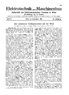 Elektrotechnik und Maschinenbau Jg. 54 H. 37 (1936)