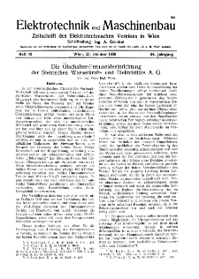 Elektrotechnik und Maschinenbau Jg. 54 H. 43 (1936)