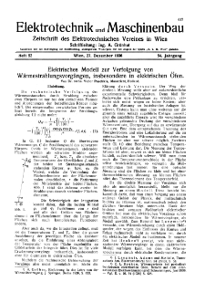 Elektrotechnik und Maschinenbau Jg. 54 H. 52 (1936)