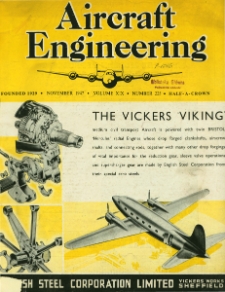 Aircraft Engineering Vol. XIX Nr 225 (1947)