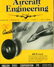 Aircraft Engineering Vol. XX Nr 235 (1948)