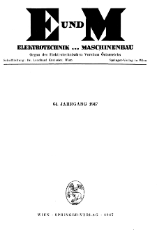 E.und M. Spis rzeczy Jg.64 1947